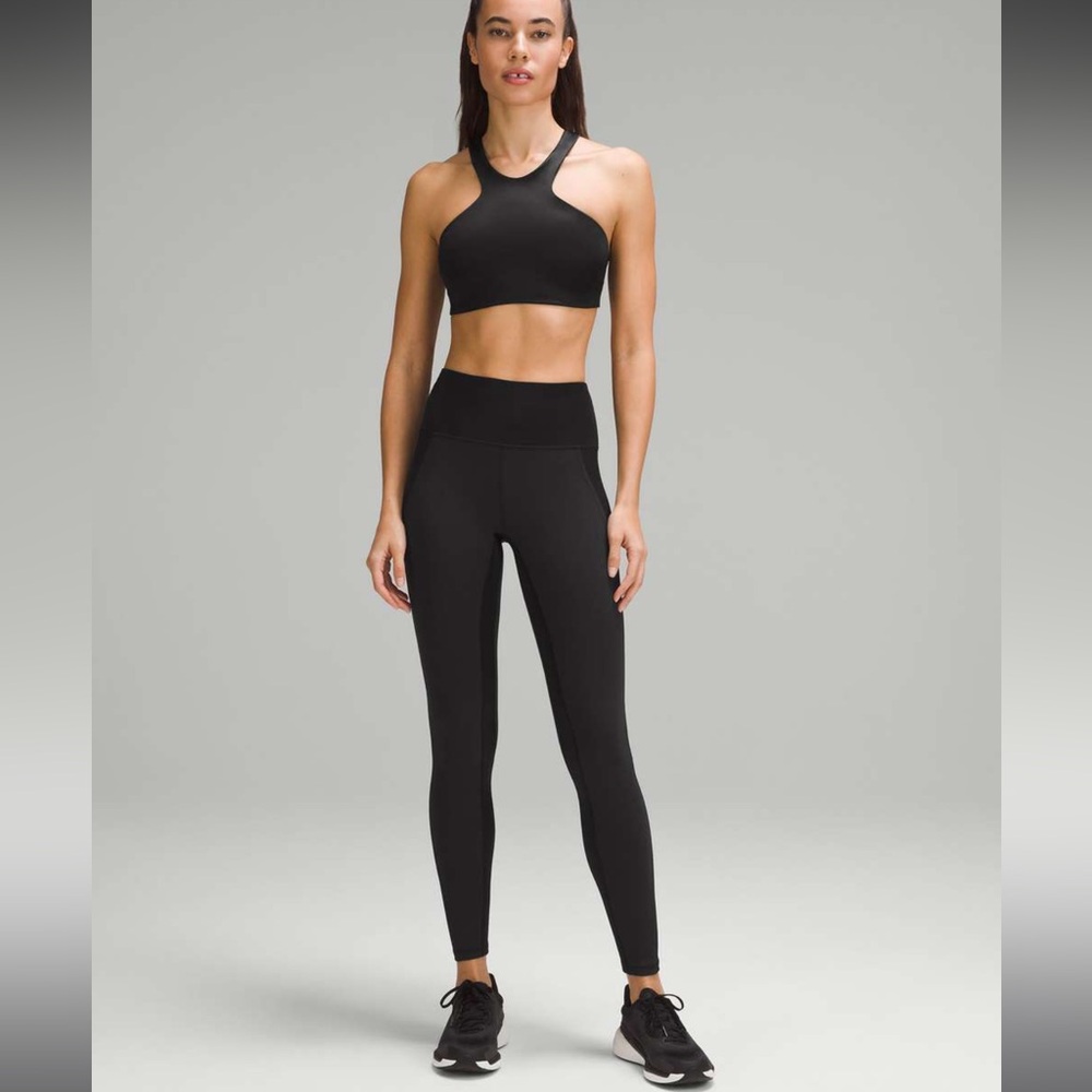 Lululemon Wunder Train HR High Rise Tight 28” Satin Panels Leggings